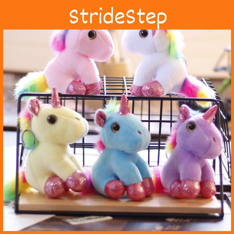 Cute Unicorn Stuffed Animal With Soft Pp Cotton Perfect For Bags Or Keys
