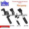 JC311C Portable Aluminum Mini Tire Pump for Cars, Bicycles, and Electric Vehicles