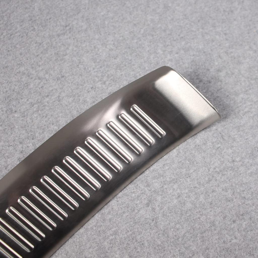 RUIQ Stainless Steel Interior Luggage Kicking Plate Rear Inner Scuff Guard Protective Designed Exclusively for Toyota Aqua MX Series Plate/Scuff Back,