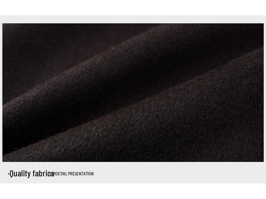 Men's Reversible Wool Hooded Jacket - Autumn/Winter Casual Loose Baseball Style Coat