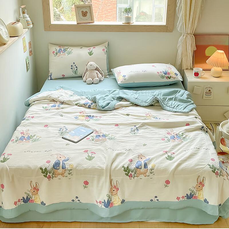 

Yuanzhiwei Class A Soft Cloud Cotton Summer Quilt 180x200cm
