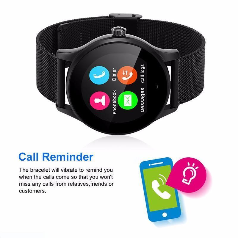 Buy K88H IP54 Bluetooth Smart Watch Pedometer Heart Rate Monitor