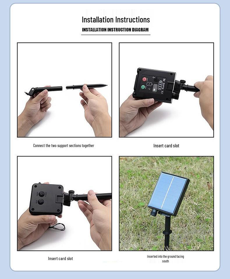 Solar-Powered Dandelion Firework LED Lights with Remote Control for Camping
