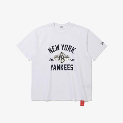 New Era Mlb New York Yankees T shirT 1958 whiTe