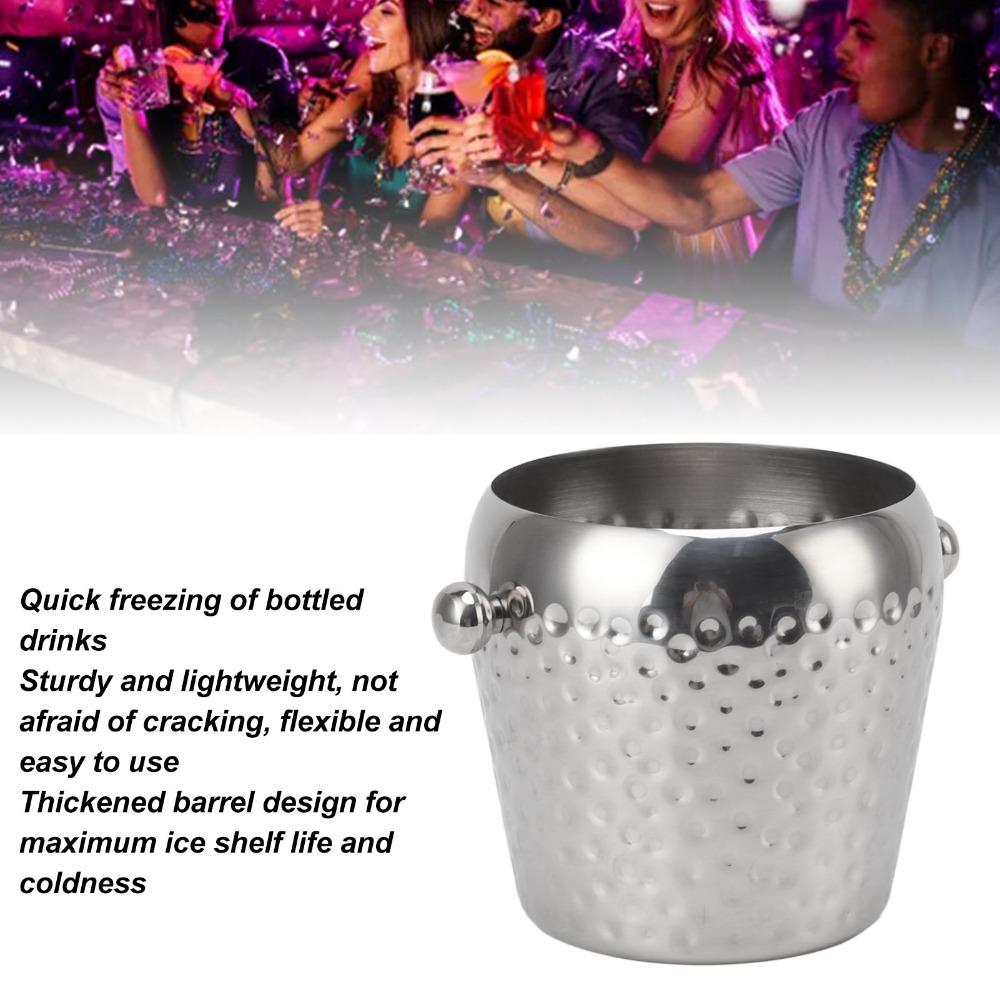 Hammer Point Insulated Ice Bucket 1 Liter Wine Bucket Thickened Ice Bucket  Party