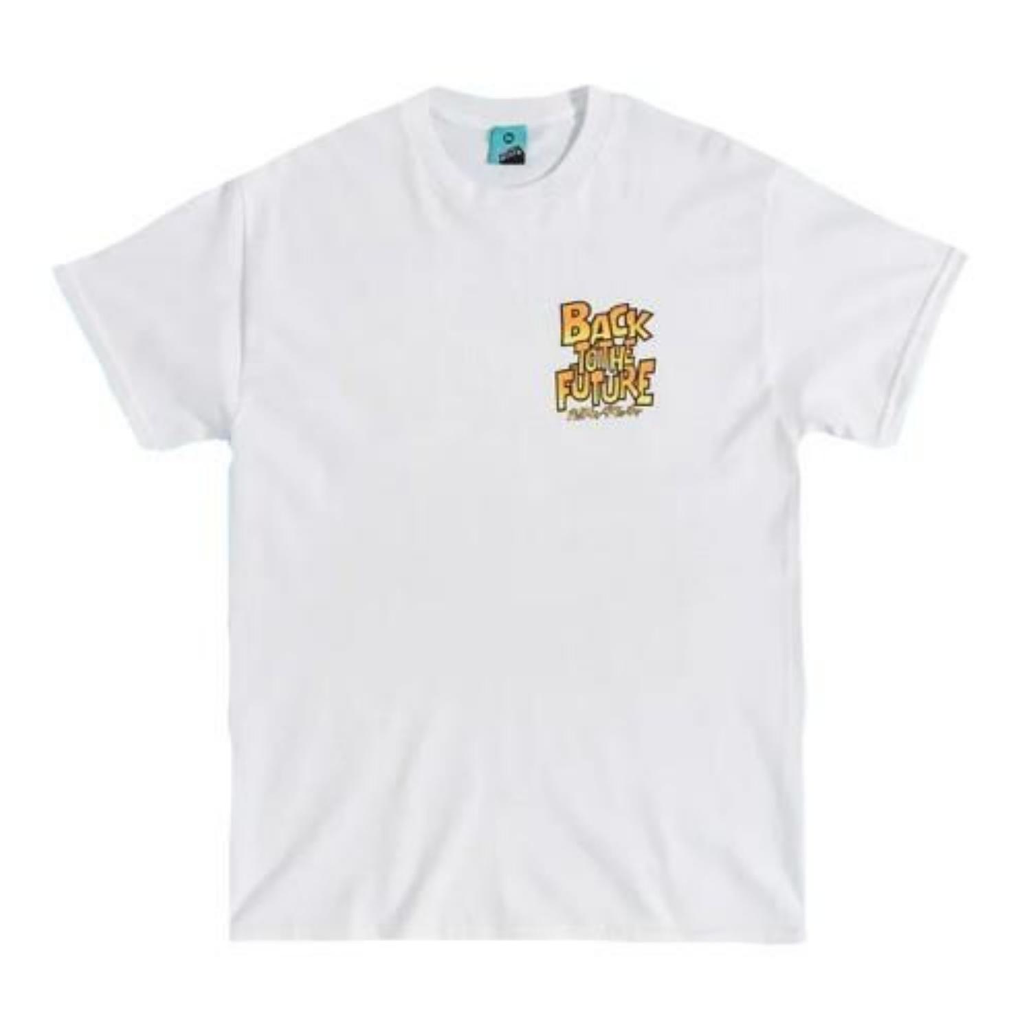 Back To The Future Unisex Adult Cartoon Back Print T-Shirt S