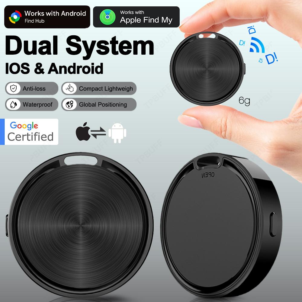 Dual System IOS Android Gps Tracker Google Find My Airtag Google Antilost Location Tag Gps For Bicycle Portable GPS Tracker