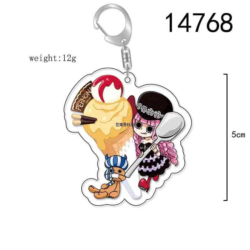 Anime/Cartoon One Piece Keychain/Acrylic Keychain - Luffy, Zoro Acrylic Keychain/Cartoon Keychain Gift