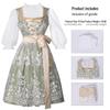Bavarian Oktoberfest Women's Costume Set - Halloween Carnival Outfit