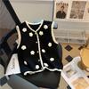 Retro Knitted Vest for Women's Spring and Autumn Loose Stacking Short Vest Outside
