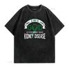 Womens My God Is Stronger Than Kidney Disease Awareness Costume T Shirt Black 2X Large vintage Washed Unisex Versatile fashion