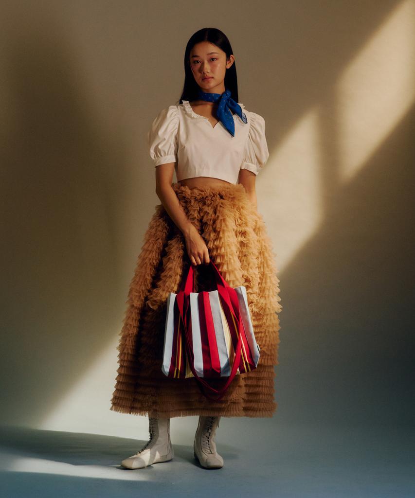 Pleatsmama New Two-Way Bag Poppy Red