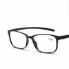 TR90 Tltra-light Flexible Reading Glasses Square Frame Men And Women Presbyopic Hyperopia Glasses Diopters +10 15 2 25 40