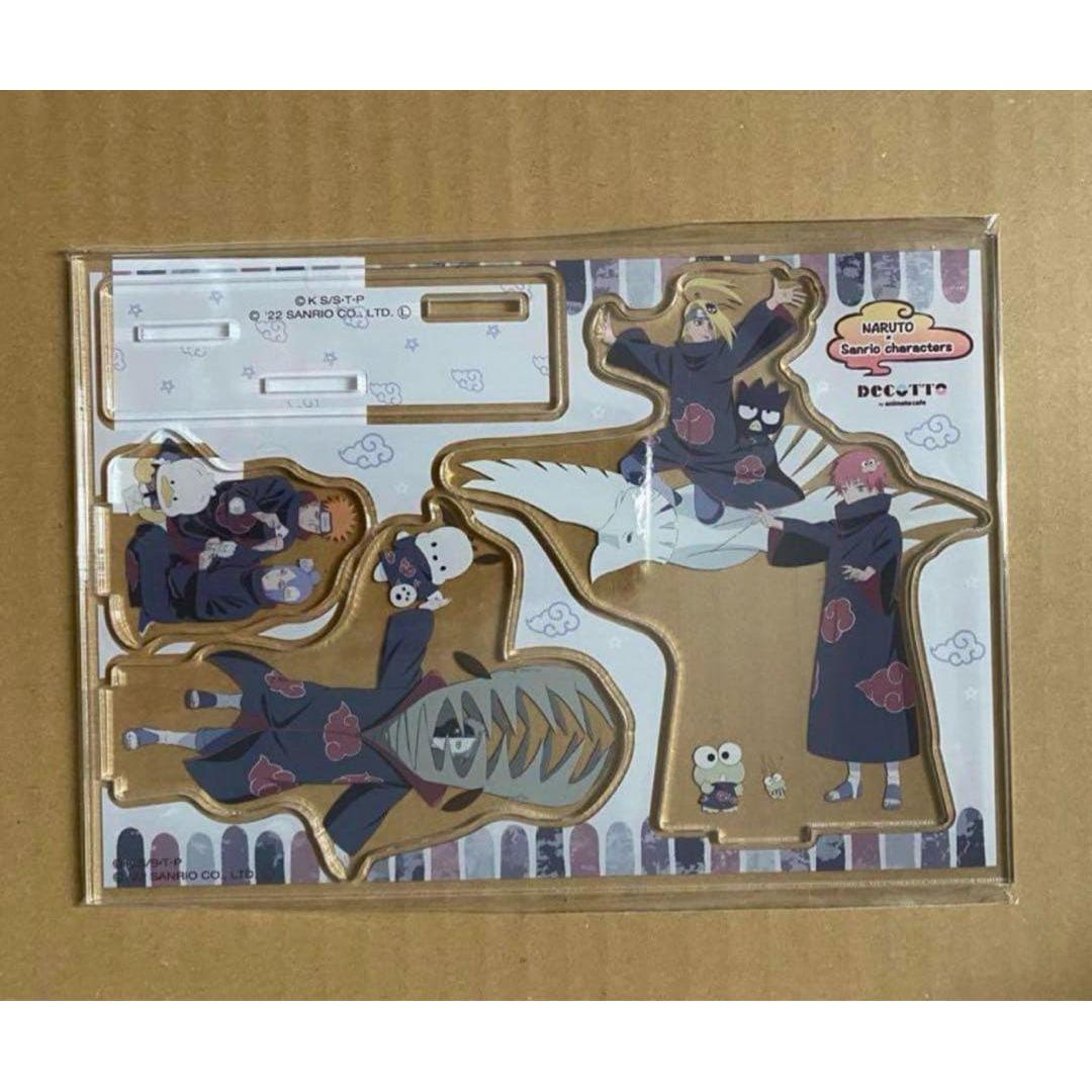 Used NARUTO Sanrio Diorama Acrylic Stand Shippuden Akatsuki