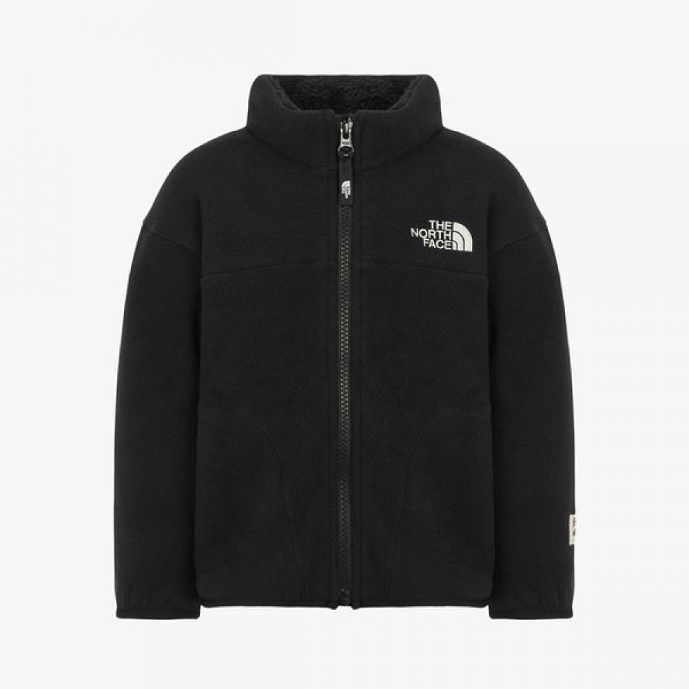The North Face Kids Fleece Jacket Black Nj4fr54s BLACK/100