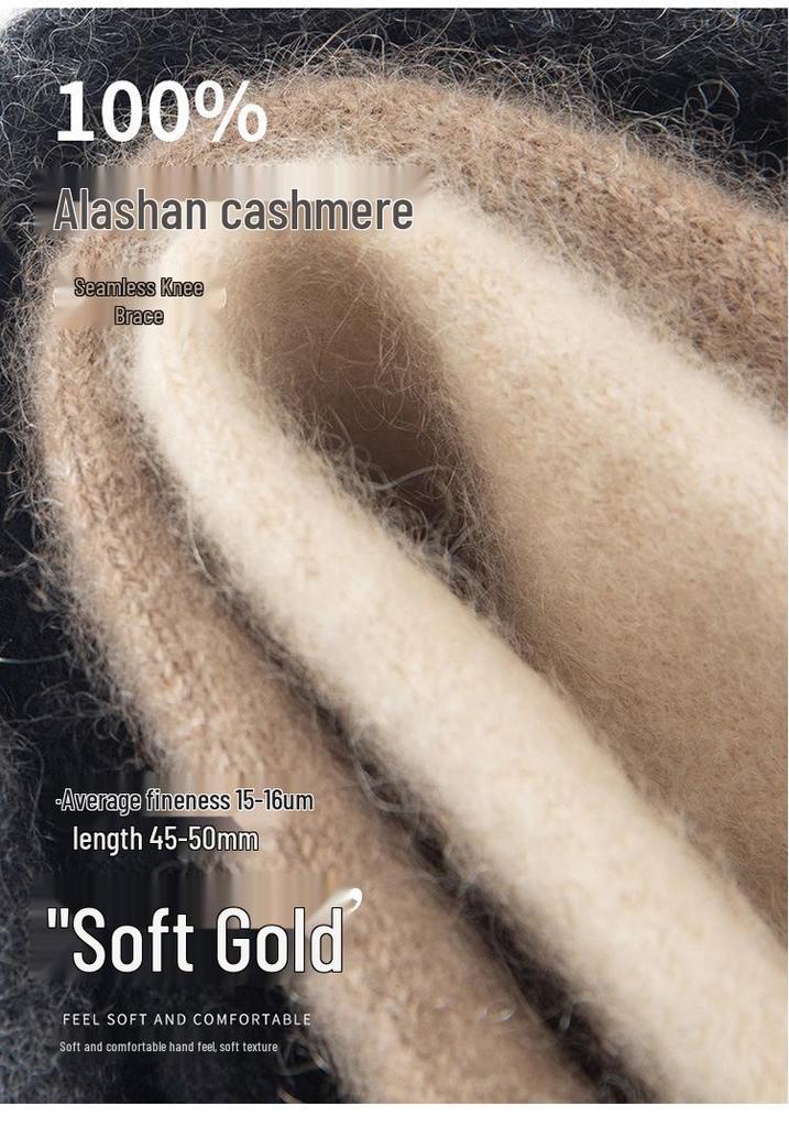 Ginocchiere 100% Puro Cashmere per Protezione dal Freddo e Calore