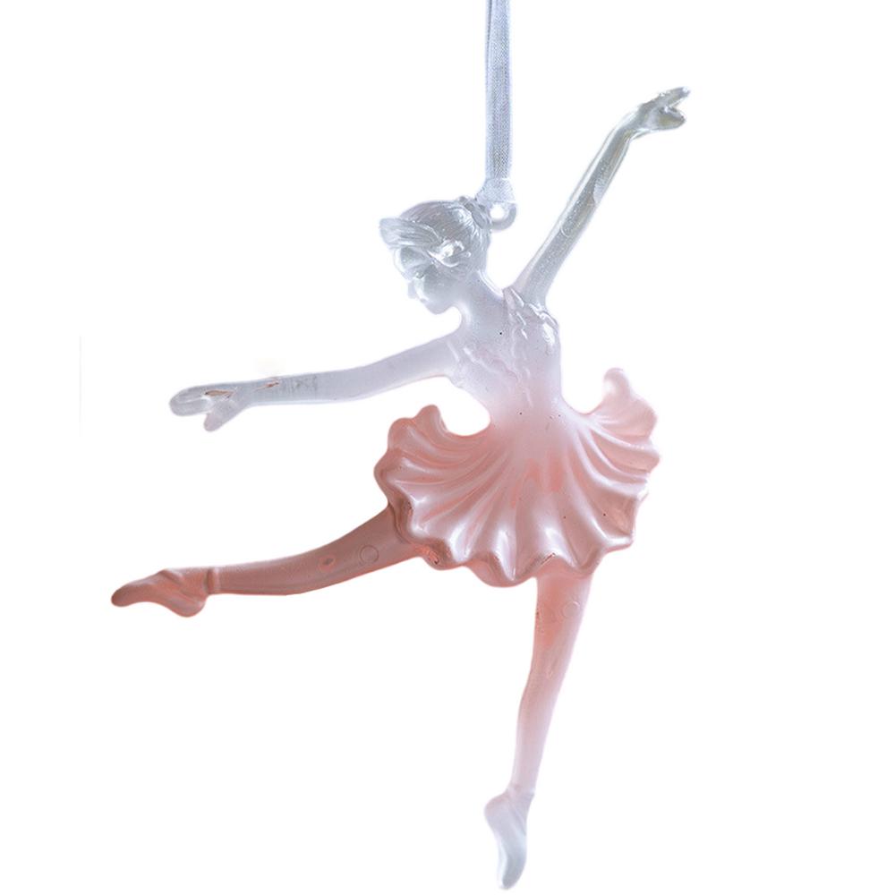 Transparente Schneeflocken Ballettmädchen Elch Anhänger Ornamente Hängende Verzierungen Zubehör Weihnachtsgeschenke Weihnachtsbaumdekor Anhänger