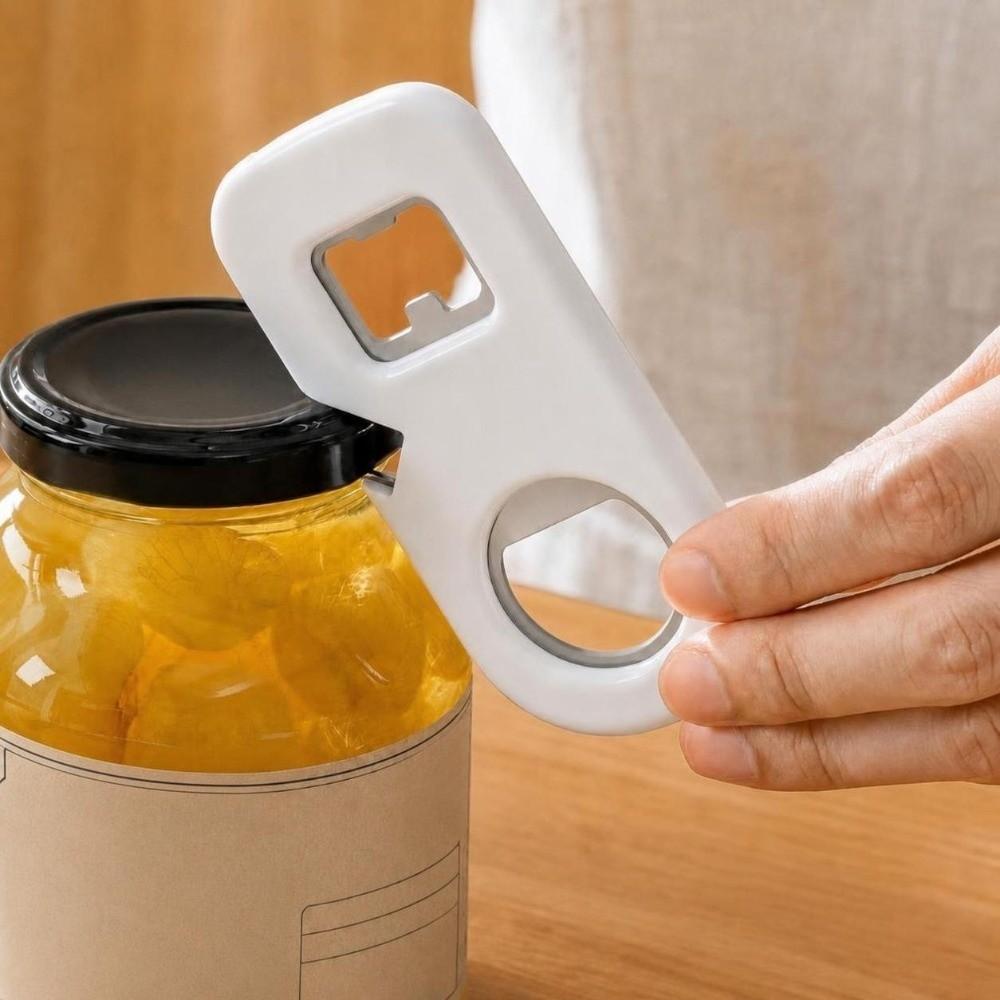 4 In 1 Beer Bottle Opener Multi-Purpose Can Opener Durable Magnetic Bottle Opener  for Long Nails