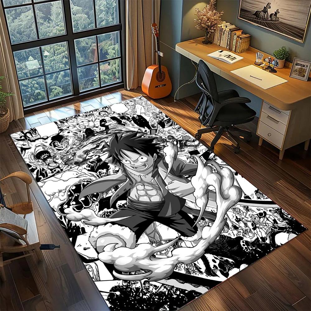One Piece!Rug Carpet Large Area Rug Non Slip Washable Floor Mat Gamer Room Bedroom Home Decor