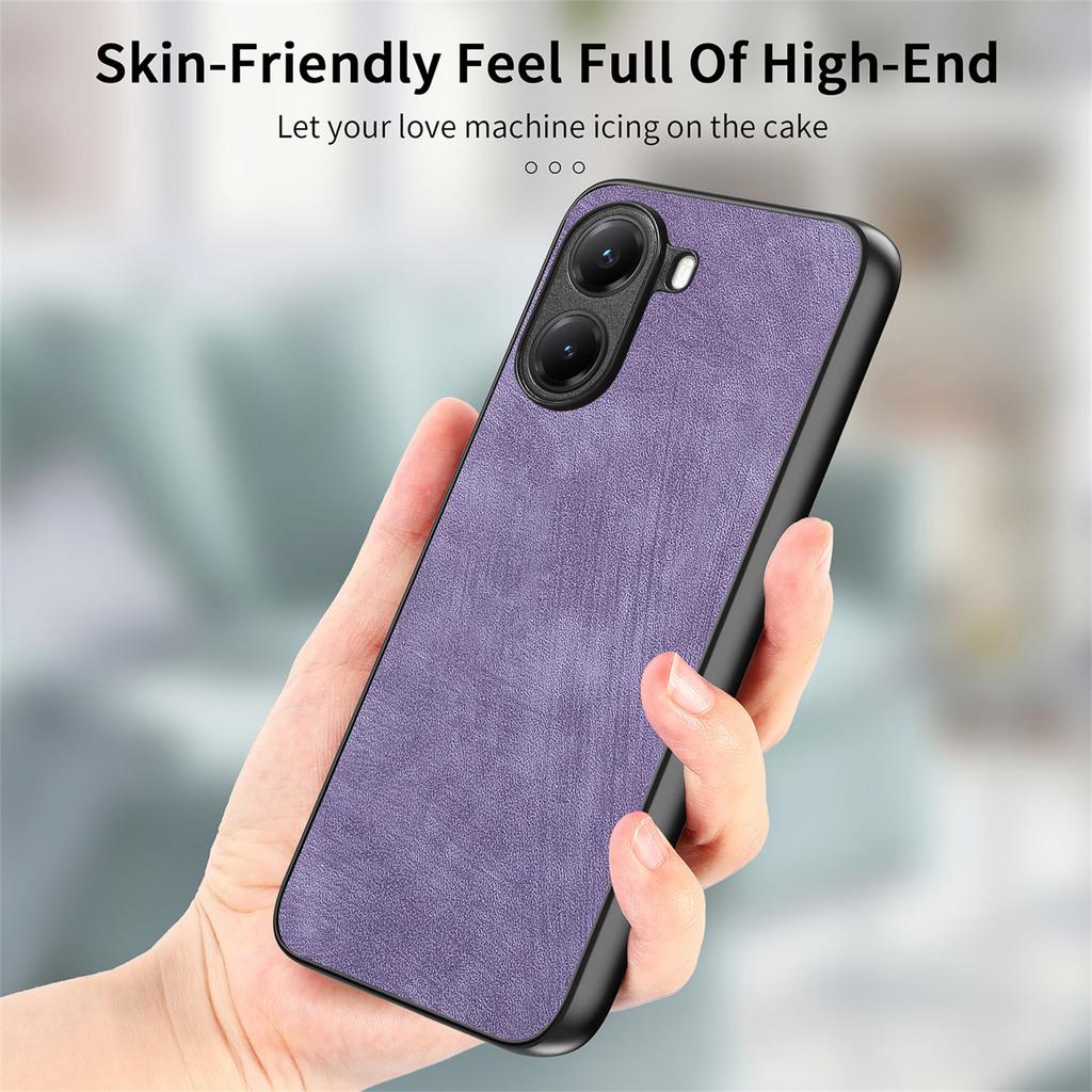 For Xiaomi Poco X7 Pro 5G/Xiaomi Redmi Turbo 4 5G Case Shockproof Slim Retro Leather Phone Back Cover
