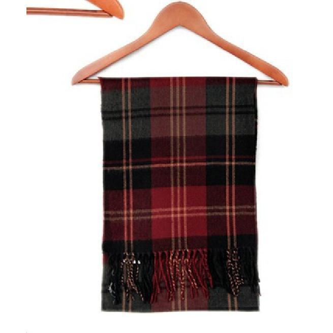 New Atmosphere Imitation Cashmere Plaid Tassel Scarf For Men In Autumn And Winter, With Thickened Velvet And Warm Neck