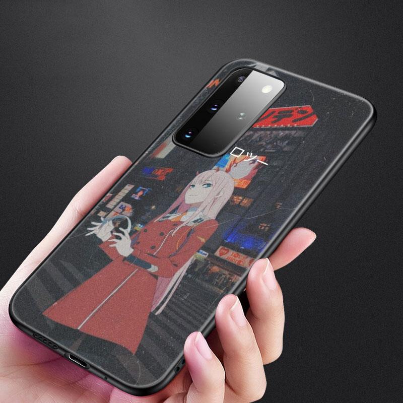 Zero Two Darling in the FranXX Anime-Hülle für Samsung Galaxy S20 S21 FE S10 Lite Note 20 10 Lite S8 S9 S10E S10 Plus Ultra Cover