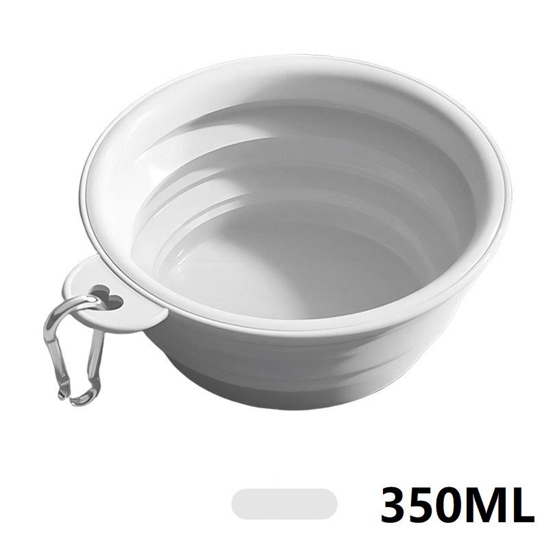 350ML Folding Dog Dish Collapsible Pet Bowl Water for Dog Drinking Bowl Cat Water Bowl Drinking Fountains for Dogs