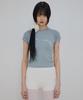 Peulleeoeob Muta Waffle Raglan T-Shirt (Fl-154_Sky)
