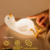 Enten Nachtlicht Warmweiß Einstellbare Helligkeit Niedliche Silikon Tipp Lampe für Kinderzimmer mit Handyhalter