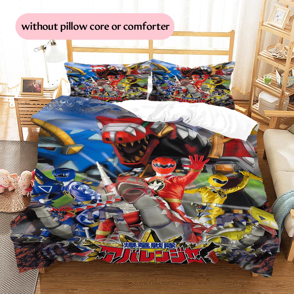 Super Sentai Hero Squad Bedding Set Duvet Cover Pillowcase No Filler, Soft Home Bedroom Decor, Perfect Gift for Fans.chl