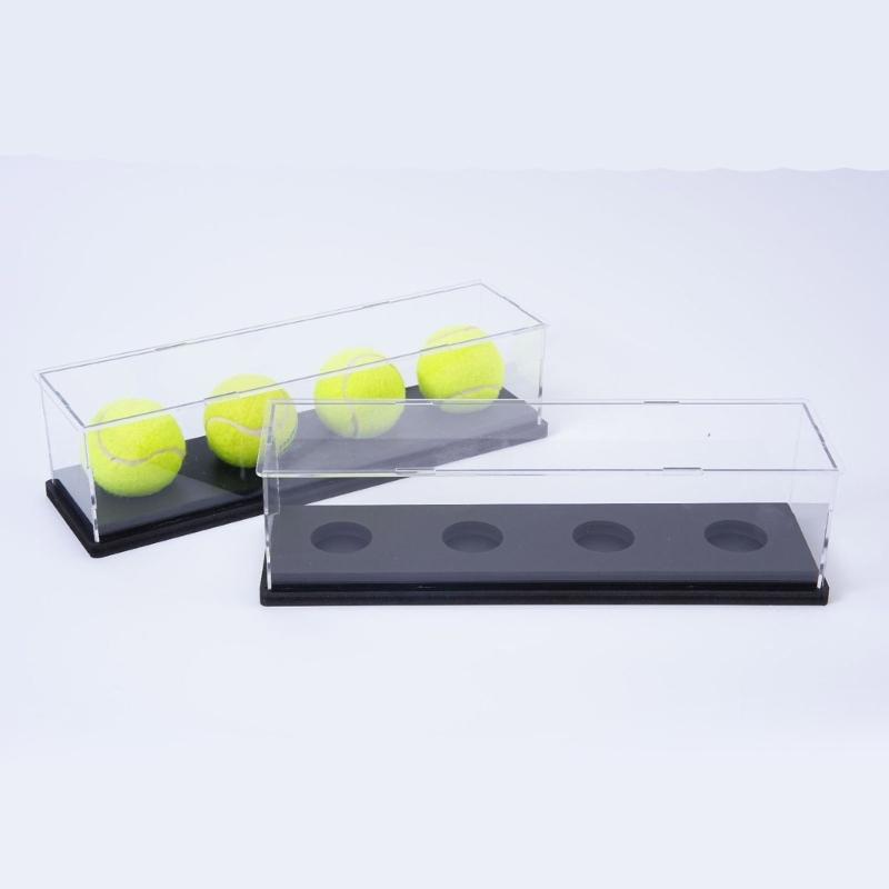 Transparente Acryl Baseball Vitrine mit Sonnenschutz und einfacher Montage für Softball, Golfball Sammlerstücke