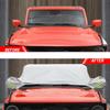 Car Cab Covers for Jeep Wrangler JK JL Hardtop 2/4 Doors 2007-2026 Outdoor Waterproof 210D Oxford Half Protector Cover