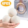 4/1Pcs Reusable Wool Dryer Ball Kit Laundry Washing Fleece Dryer Ball For Clothes Household Softener Washing Machine Accessories