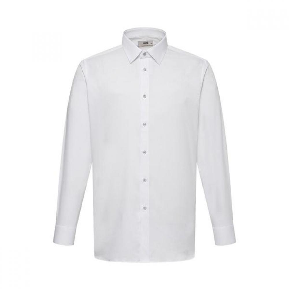 DakS Men S Stretch Solid Comfort Fit Long Sleeve Shirt dma1Shdl211a1