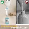 1/2pcs Universal Bottle Emptying Kit Reusable Liquid Transfer Connector No Waste Funnel Adapter Compatible With Soap