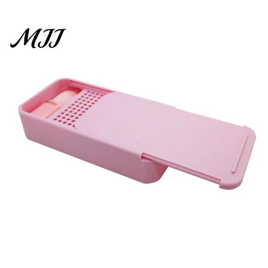 Polymer Clay Cutter Anti-stick Tool Cornstarch Tapper Box for Clay, Powder Container with PLA Removable Filter & Brush,