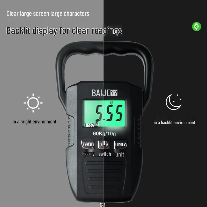 Baijie Portable Hanging Scale 60kg