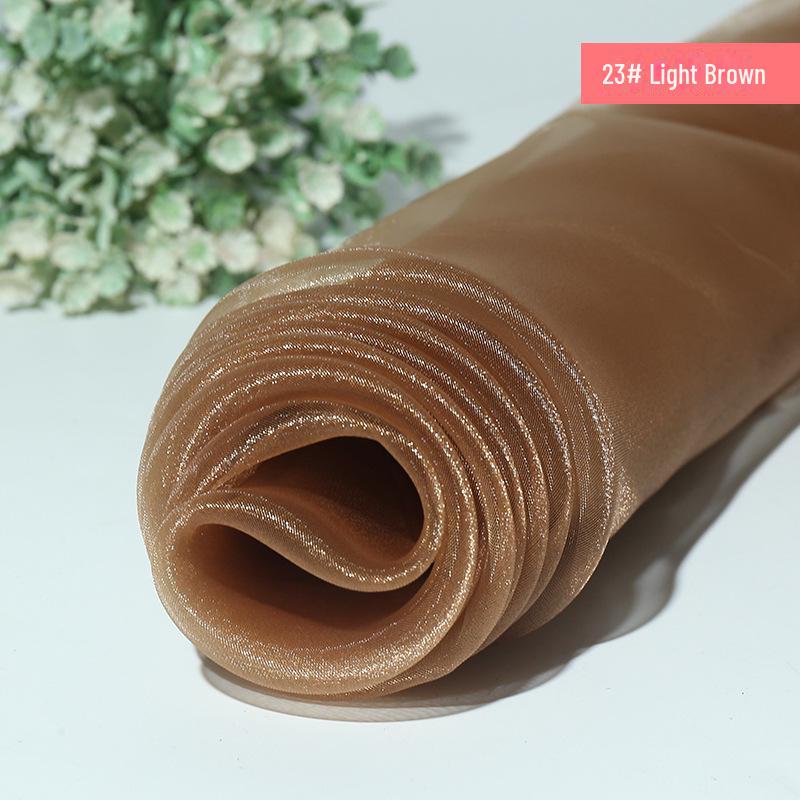 Verschlüsselter Glitzer-Organza Transparentstoff für Babykleider und Hochzeitsdekoration