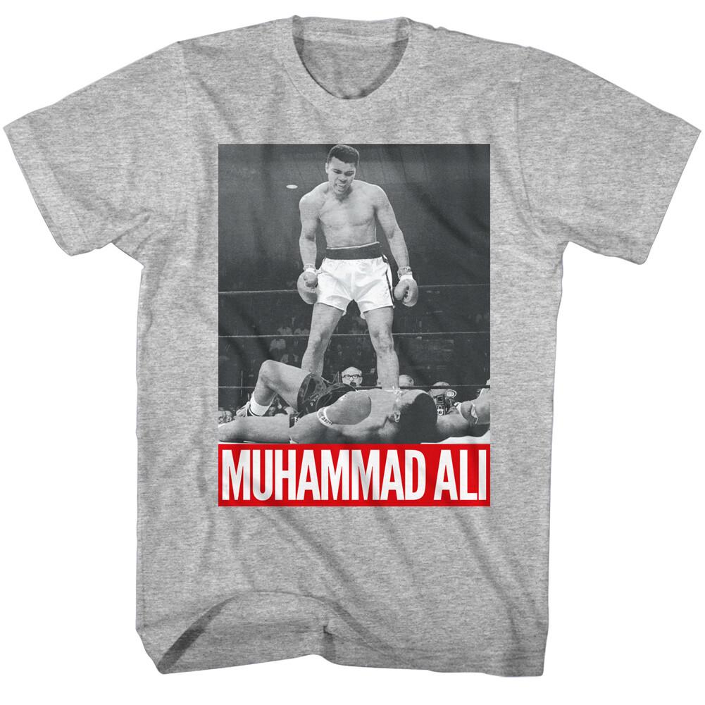 Muhammad Ali Sonny Liston Down In Ring 1st Round KO Men T Shirt S