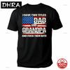 Customized Unisexs Grandpa American Flag Fathers Day 4th Of July First Gift Tshirts For Dad Poppop Pop Papa With Grandkids Names