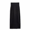 Spring 2025 Women's European & American Cowl Neck Sleeveless Top & Button Midi Skirt Casual Set