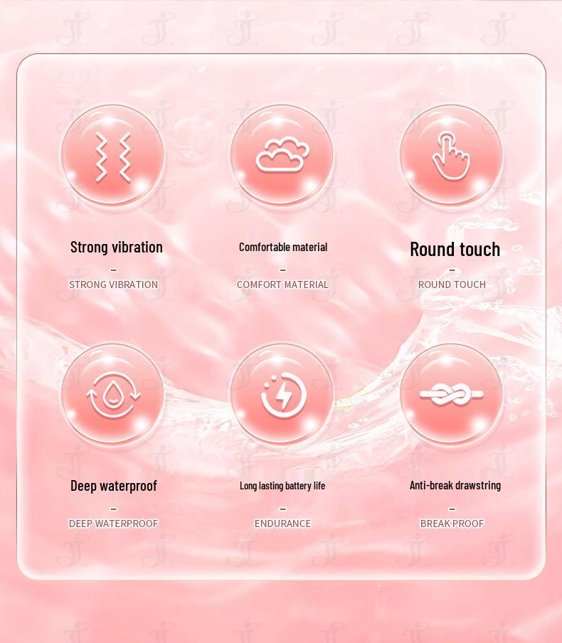 Mantinghua Dual-Head Vibrating Tongue & Telescopic Egg for Women, Couples Flirting & Self-Pleasure