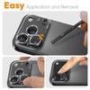 NORTHJO For iPhone 17 Pro Max Camera Lens Protector Tempered Glass HD Clear 3D Full Coverage