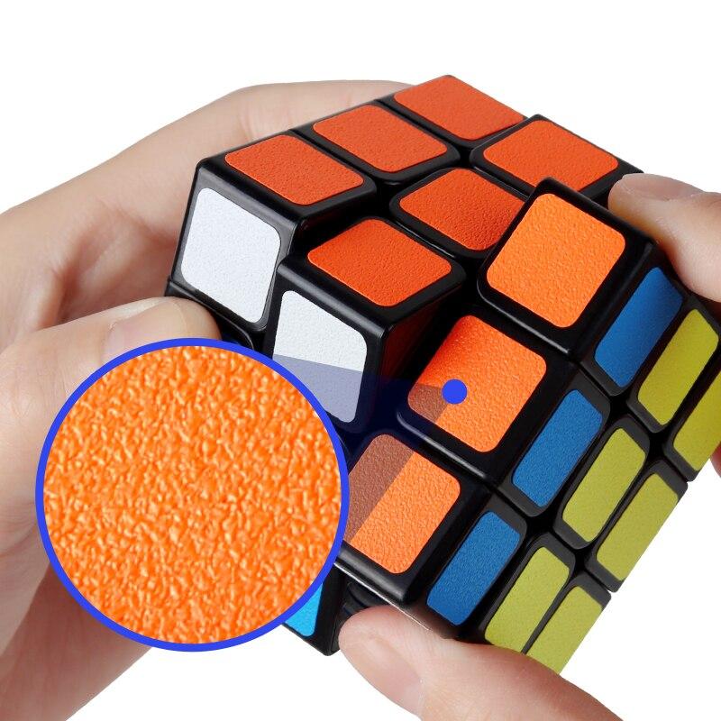 SENGSO Magic Cube 3x3 Mattierte Textur Aufkleber Magic Cube Lernspielzeug Kinder Puzzlespielzeug Für Wettbewerbs-Cubes Bestimmt