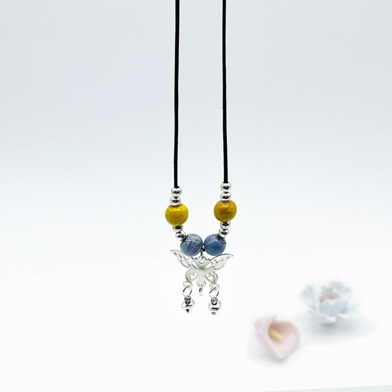 Accessories, Jewelry, Woven Beaded Sweater Chain, Ceramic Necklace, Female Niche Feeling Does Not Fade