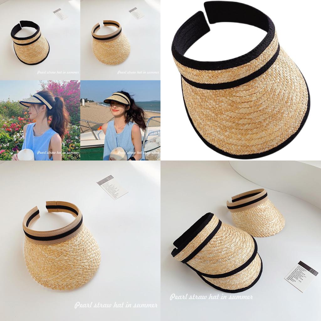 Stylish Korean Uv Shielding Sun Hat For Women Adjustable Breathable Design