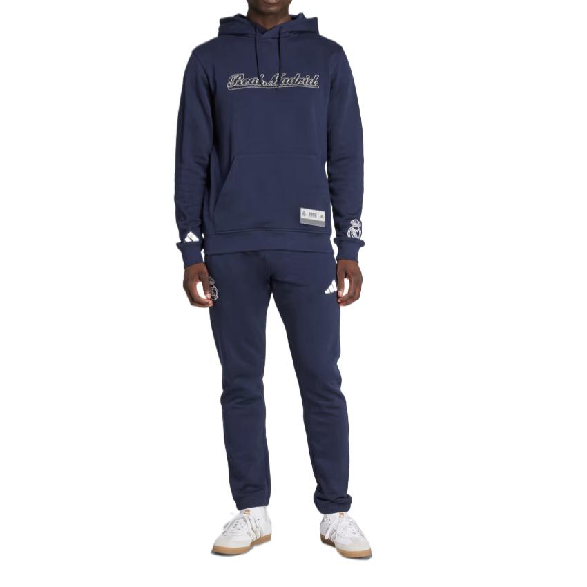 Adidas Real Madrid US Pack Pants Legend Ink/White Men Bottoms Black JN3082