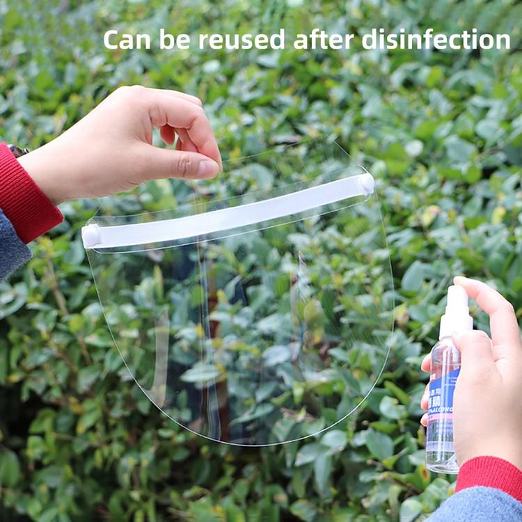 1PC Outdoor Supplies Splash Proof Tansparent Mask Shield Screen Anti-smoke Anti-fog