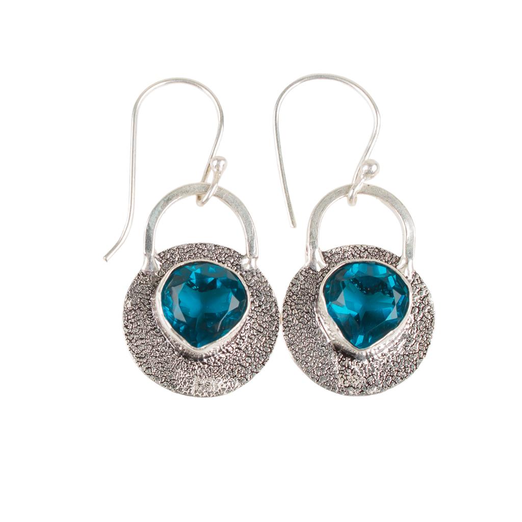 Apatite Gemstone 925 Sterling Silver Jewelry Earrings 1.30" For Anniversary Gift EE-63-12
