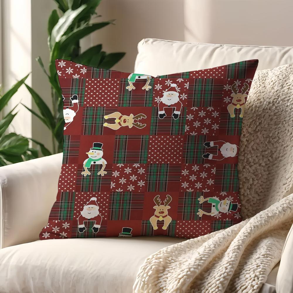 Christmas Nutcracker Cushion Cover Best Home Office Coffee Pillow Sofa Printing Decoration Room Shop Car Nordic Simplicity Hit